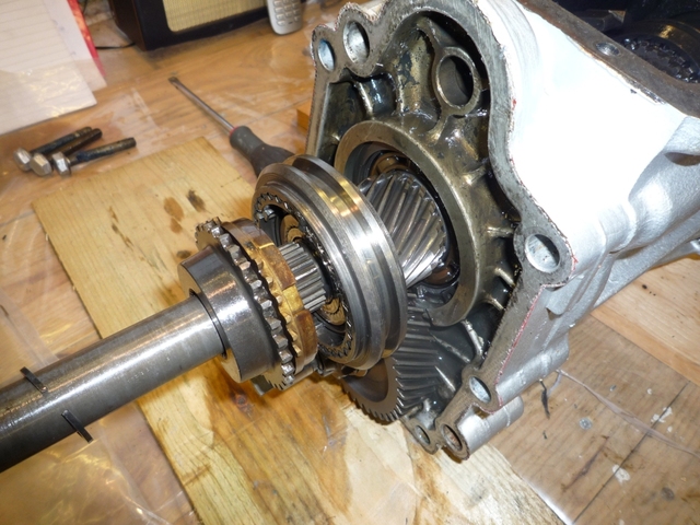 5th gear synchro hub removed